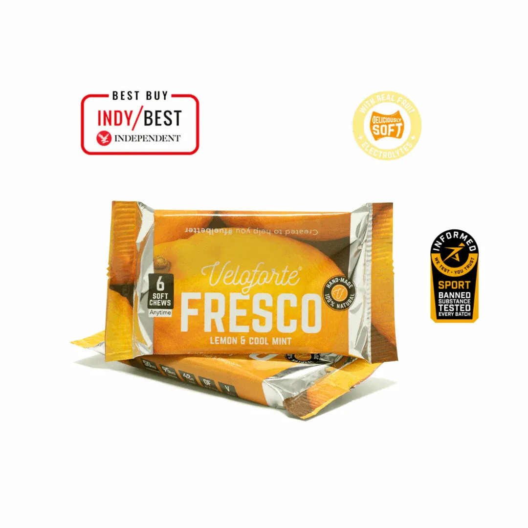 Veloforte Lemon and Mint Fresco Chews (1 sachet) - Afbeelding 2