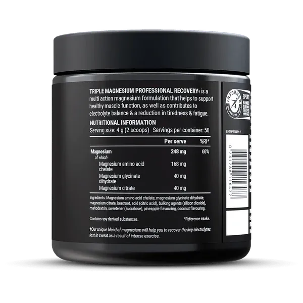 Pillar Performance Triple Magnesium Professional Recovery Powder - Afbeelding 9